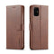For Samsung Galaxy A03s 164mm LC.IMEEKE Calf Texture Horizontal Flip Leather Case with Holder & Card Slots & Wallet(Brown)