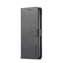 For Samsung Galaxy A03s 164mm LC.IMEEKE Calf Texture Horizontal Flip Leather Case with Holder & Card Slots & Wallet(Black)