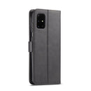 For Samsung Galaxy A03s 164mm LC.IMEEKE Calf Texture Horizontal Flip Leather Case with Holder & Card Slots & Wallet(Black)