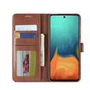 For Samsung Galaxy A03s 164mm LC.IMEEKE Calf Texture Horizontal Flip Leather Case with Holder & Card Slots & Wallet(Black)