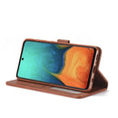 For Samsung Galaxy A03s 164mm LC.IMEEKE Calf Texture Horizontal Flip Leather Case with Holder & Card Slots & Wallet(Black)