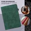 Lace Flower Embossing Pattern Horizontal Flip Leather Case with Holder & Card Slots & Wallet & Photo Frame & Sleep / Wake-up Function For Samsung Galaxy Tab S6 Lite SM-P610/SM-P615(Green)