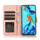 For Huawei P30 Skin Feel Embossed Sunflower Horizontal Flip Leather Case with Holder & Card Slots & Wallet & Lanyard(Rose Gold)