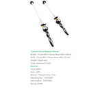 BIKERSAY Bicycle Skewers Quick Release Titanium Axle QR Wheel Hub Skewer For Road Bicycle, Model:QR001
