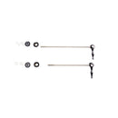 BIKERSAY Bicycle Skewers Quick Release Titanium Axle QR Wheel Hub Skewer For MTB Bicycle, Model:QR002