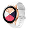 For Huawei Watch 2 Internal Reverse Buckle Silicone Watch Band, Size:20mm(White)