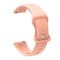 For Huawei Watch 2 Internal Reverse Buckle Silicone Watch Band, Size:20mm(Pink)