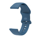 For Huawei Watch 2 Internal Reverse Buckle Silicone Watch Band, Size:20mm(Blue)