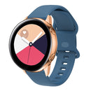 For Huawei Watch 2 Internal Reverse Buckle Silicone Watch Band, Size:20mm(Blue)