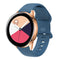 For Huawei Watch 2 Internal Reverse Buckle Silicone Watch Band, Size:20mm(Blue)