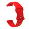 For Huawei Watch 2 Internal Reverse Buckle Silicone Watch Band, Size:20mm(Red)