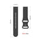 For Huawei Watch 2 Internal Reverse Buckle Silicone Watch Band, Size:20mm(Red)
