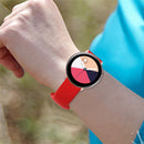 For Huawei Watch 2 Internal Reverse Buckle Silicone Watch Band, Size:20mm(Red)