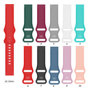 For Huawei Watch 2 Internal Reverse Buckle Silicone Watch Band, Size:20mm(Red)