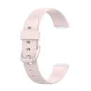 For Fitbit Luxe Silicone Color Buckle Watch Band, Size:L(Khaki)