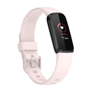 For Fitbit Luxe Silicone Color Buckle Watch Band, Size:L(Khaki)