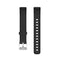 For Fitbit Luxe Silicone Watch Band, Size:S(Black)