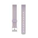 For Fitbit Luxe Silicone Watch Band, Size:S(Light Purple)