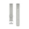 For Fitbit Luxe Silicone Watch Band, Size:S(Rock Grey)