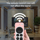 Silicone Protective Case Cover with Rope For Apple TV 4K 4th Siri Remote Controller(Black)