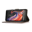 For Samsung Galaxy Note9 Skin Feel Embossed Sunflower Horizontal Flip Leather Case with Holder & Card Slots & Wallet & Lanyard(Gray)
