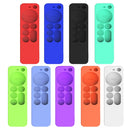 Silicone Protective Case Cover For Apple TV 4K 4th Siri Remote Controller(Blue)
