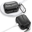Shield Armor Shield Armor Waterproof Wireless Earphone Protective Case For AirPods Pro(Black)