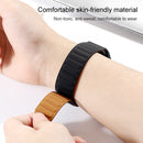 For Samsung Galaxy Watch 3 41mm Silicone Magnetic Watch Band(Black)