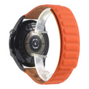 For Samsung Galaxy Watch 3 45mm Silicone Magnetic Watch Band(Orange)