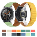 For Samsung Galaxy Watch 3 45mm Silicone Magnetic Watch Band(Light Yellow)