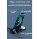 H22 3 In 1 Multi-function Foldable Smart Wireless Charger for Smart Phones & iWatches & AirPods(White)