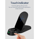 H22 3 In 1 Multi-function Foldable Smart Wireless Charger for Smart Phones & iWatches & AirPods(White)