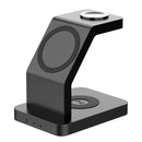 TOTUDESIGN S6 Versatile Series 15W 3 In 1 Multi-function Magnetic Wireless Charger for Smart Phones & iWatches & AirPods(Black)