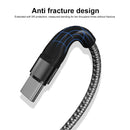PD 60W USB-C / Type-C to USB-C / Type-C Fast Charging Nylon Braided Data Cable, Cable Length:2m(Silver)