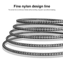 PD 60W USB-C / Type-C to USB-C / Type-C Fast Charging Nylon Braided Data Cable, Cable Length:2m(Silver)