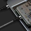 PD 60W USB-C / Type-C to USB-C / Type-C Fast Charging Nylon Braided Data Cable, Cable Length:2m(Silver)