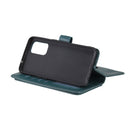 For OPPO Reno5 5G Multifunctional Magnetic Copper Buckle Horizontal Flip Solid Color Leather Case with 10 Card Slots & Wallet & Holder & Photo Frame(Dark Green)