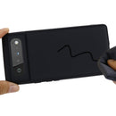 For Google Pixel 6 Pure Color Liquid Silicone Shockproof Full Coverage Case(Black)