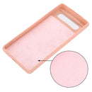 For Google Pixel 6 Pure Color Liquid Silicone Shockproof Full Coverage Case(Pink)