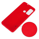 For Motorola Moto G60 Solid Color Liquid Silicone Dropproof Full Coverage Protective Case(Red)