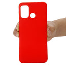 For Motorola Moto G60 Solid Color Liquid Silicone Dropproof Full Coverage Protective Case(Red)