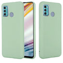 For Motorola Moto G60 Solid Color Liquid Silicone Dropproof Full Coverage Protective Case(Green)