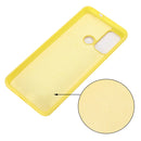 For Motorola Moto G60 Solid Color Liquid Silicone Dropproof Full Coverage Protective Case(Yellow)