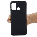 For Motorola Moto G60 Solid Color Liquid Silicone Dropproof Full Coverage Protective Case(Black)