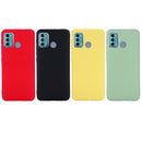 For Motorola Moto G60 Solid Color Liquid Silicone Dropproof Full Coverage Protective Case(Green)