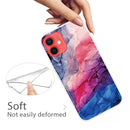 Abstract Marble Pattern TPU Protective Case For iPhone 13 mini(Abstract Red)