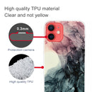 Abstract Marble Pattern TPU Protective Case For iPhone 13 mini(Abstract Black)
