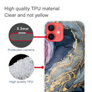 Abstract Marble Pattern TPU Protective Case For iPhone 13 mini(Abstract Gold)