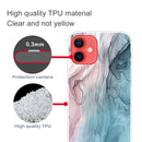 Abstract Marble Pattern TPU Protective Case For iPhone 13(Abstract Gray)