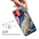 Abstract Marble Pattern TPU Protective Case For iPhone 13(Abstract Gold)